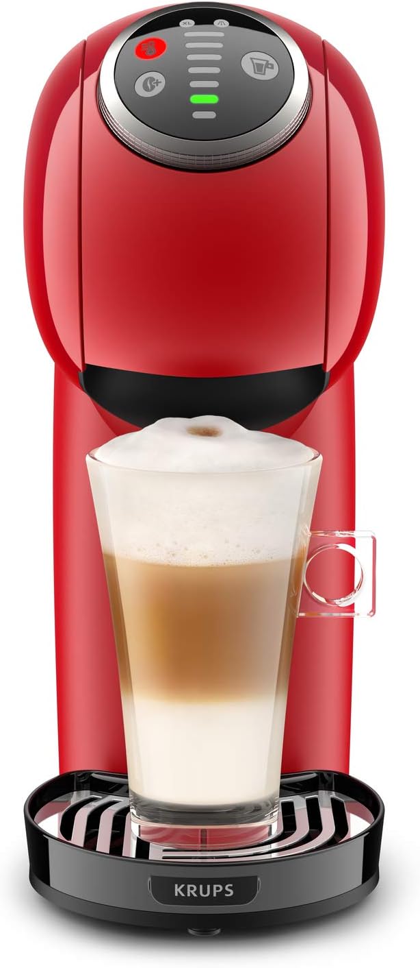 Detalle de NESCAFÉ Dolce Gusto Genio S Plus von Krups – kompakte Kapselmaschine, 0,8 L, 1500 W, rot KP3405