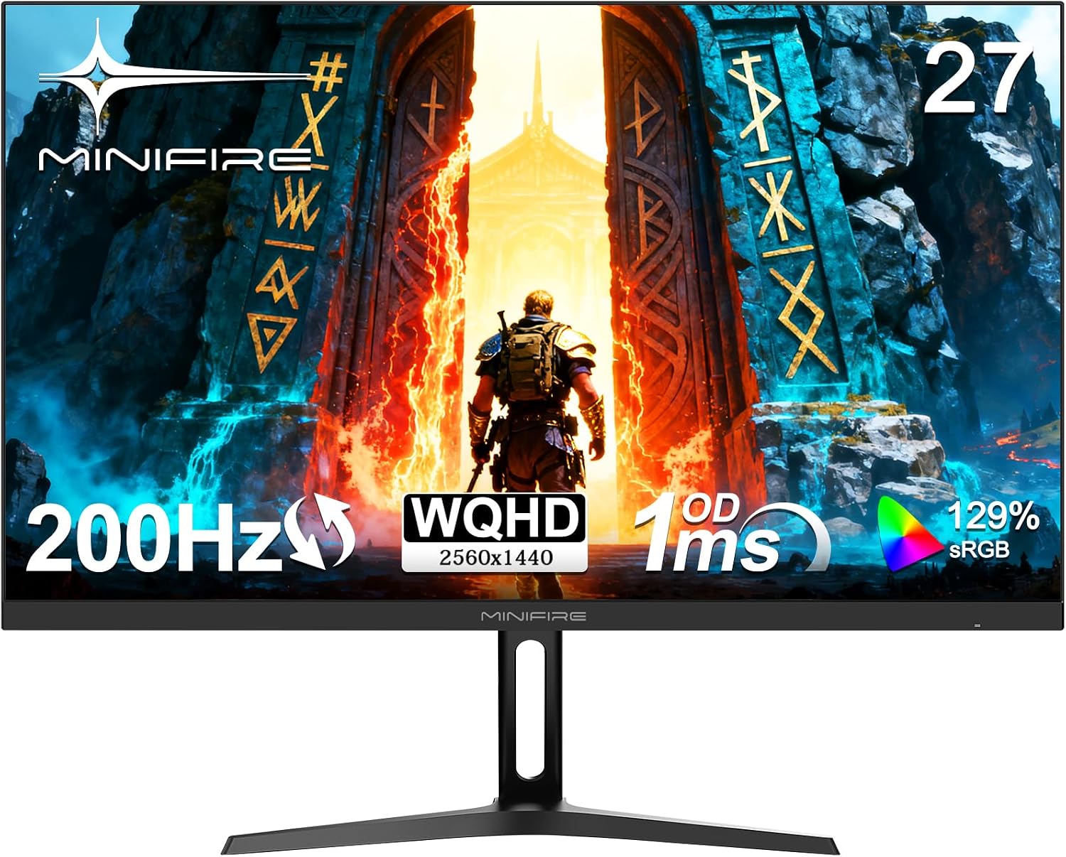 Detalle de Minifire MFG27F4Q-200 Gaming-Monitor 27" WQHD, 200 Hz