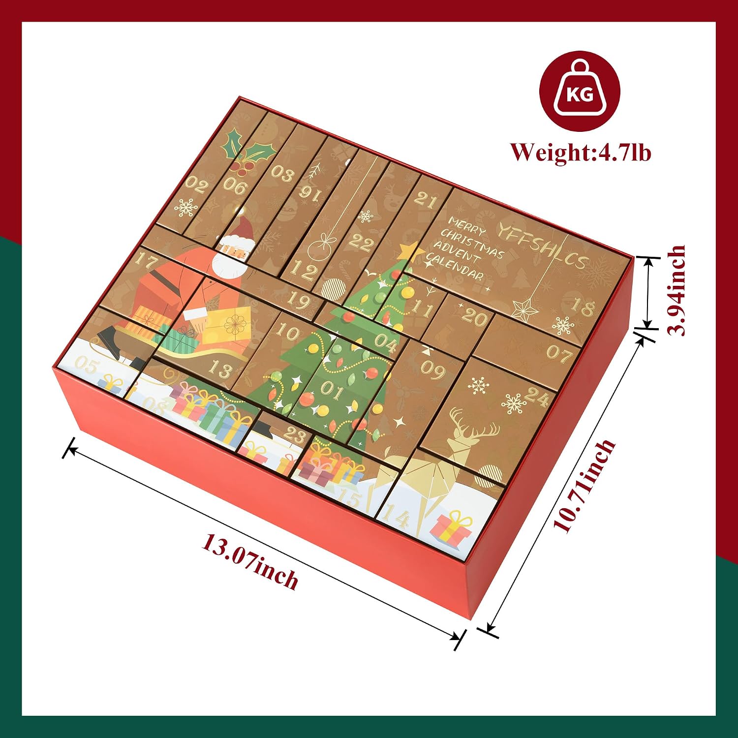 Detalle 2 de Beauty Advent Calendar 24-Day Countdown