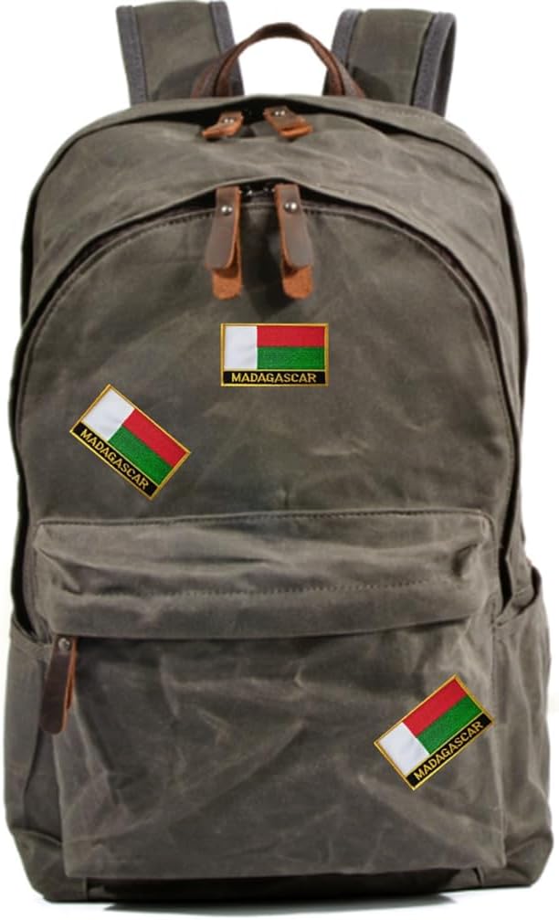Thumbnail 3 de Uijokdef Madagascar Flag Patch, 3.15 x 2 inches
