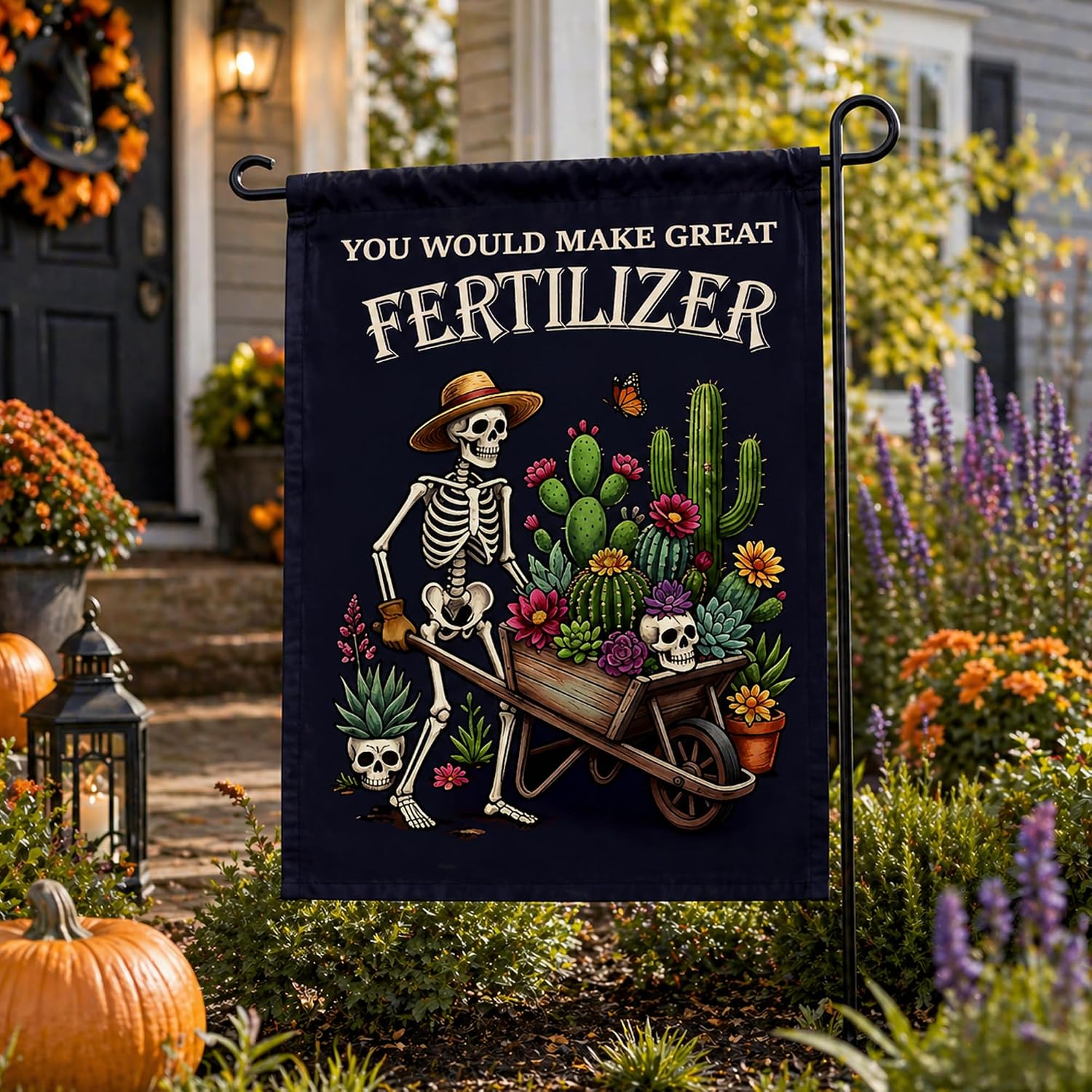 Detalle 2 de Halloween Garden Flag, 12 x 18 Inch