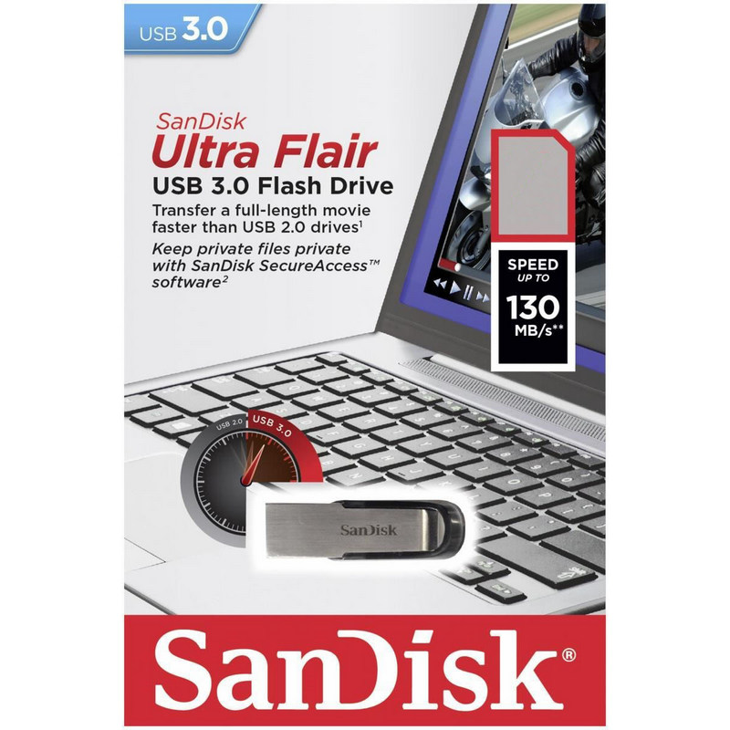 Thumbnail 1 de Sandisk Ultra Flair 16GB USB 3.0: rendimiento fiable y diseño compacto para el día a día