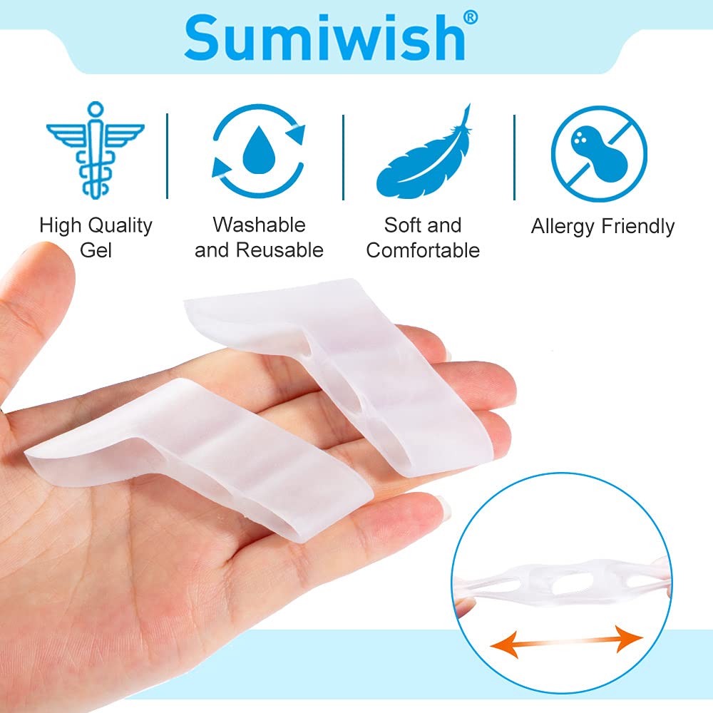 Thumbnail 4 de Sumiwish 10 Pack Pinky Toe Separator & Protectors – Gel Toe Separators for Overlapping/Curled Pinky Toe