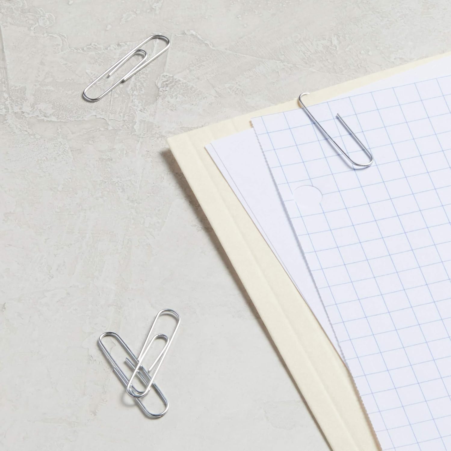Detalle de Amazon Basics No. 1 Paper Clips, 1000-Count (10 x 100), Silver