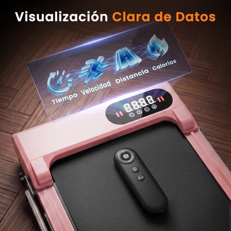 Detalle de HomeFitnessCode Walking Pad, cinta de correr plegable de 2,5 HP con amortiguación