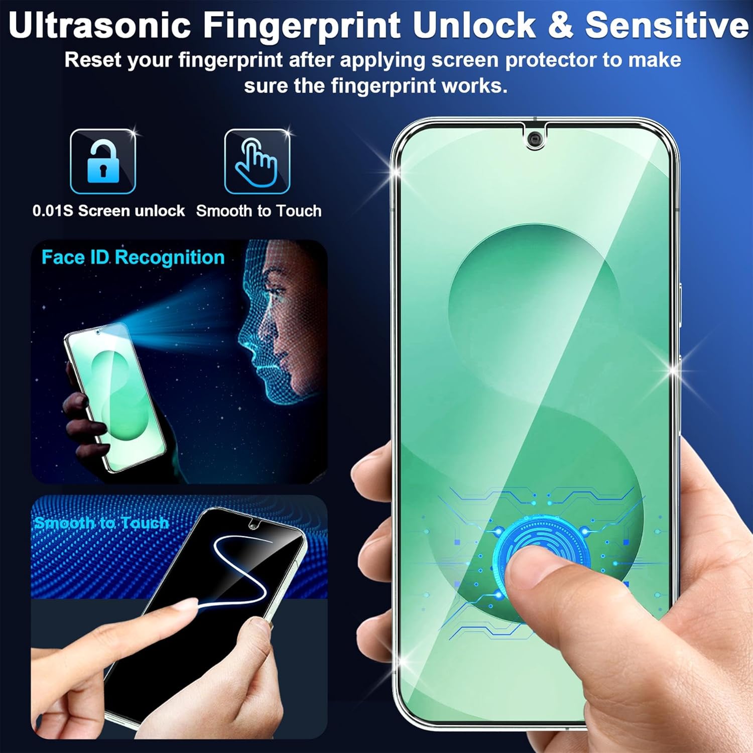 Thumbnail 6 de Samsung Galaxy S26 Plus 6.7" Screen Protector 3-Pack