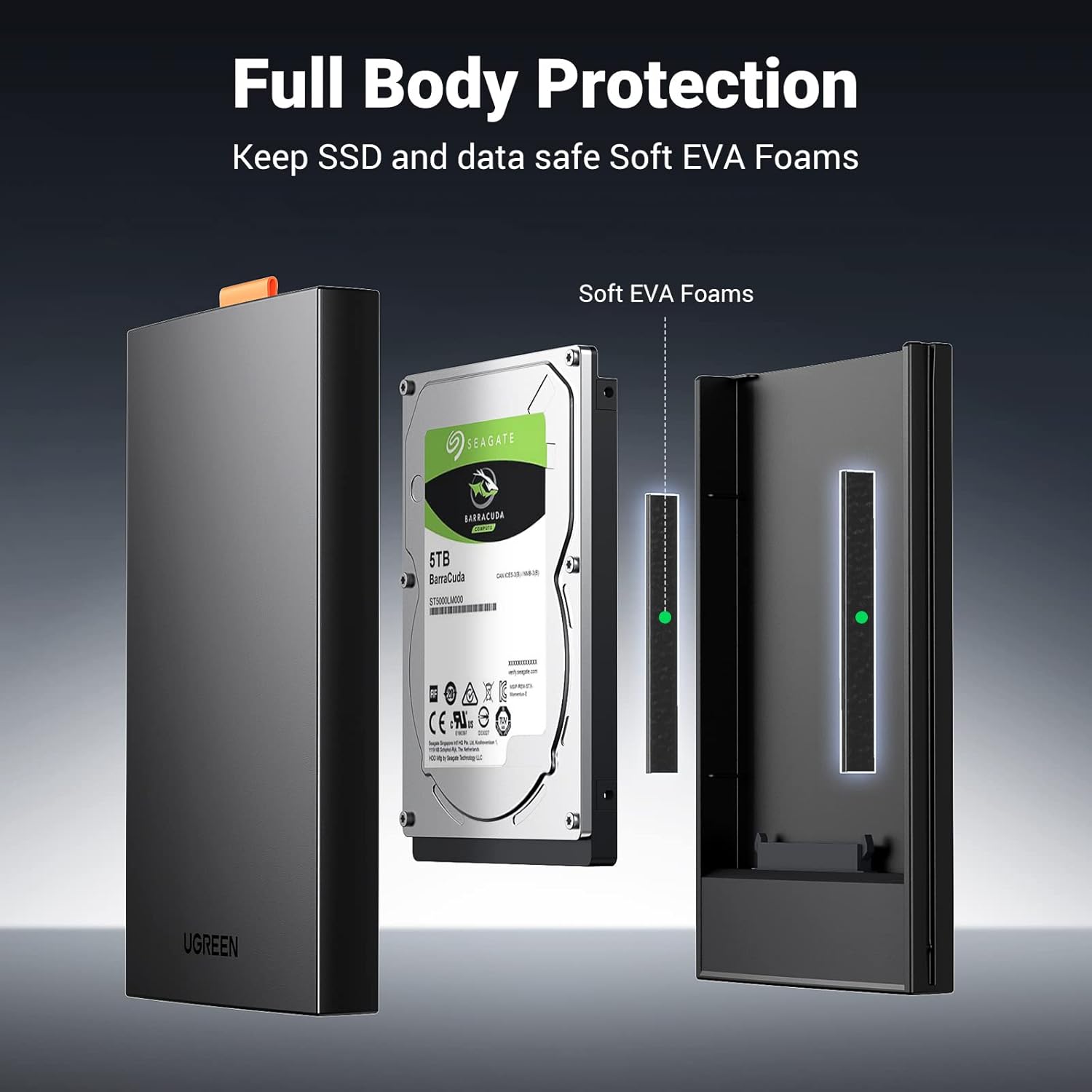 Thumbnail 4 de UGREEN 2.5 Inch Enclosure 6Gbps USB‑C