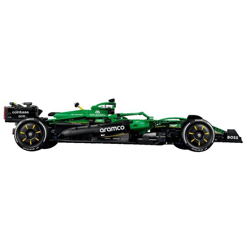 Detalle de LEGO Technic Coche de F1 Aston Martin Aramco AMR25 42240 — 1547 piezas, 1:8