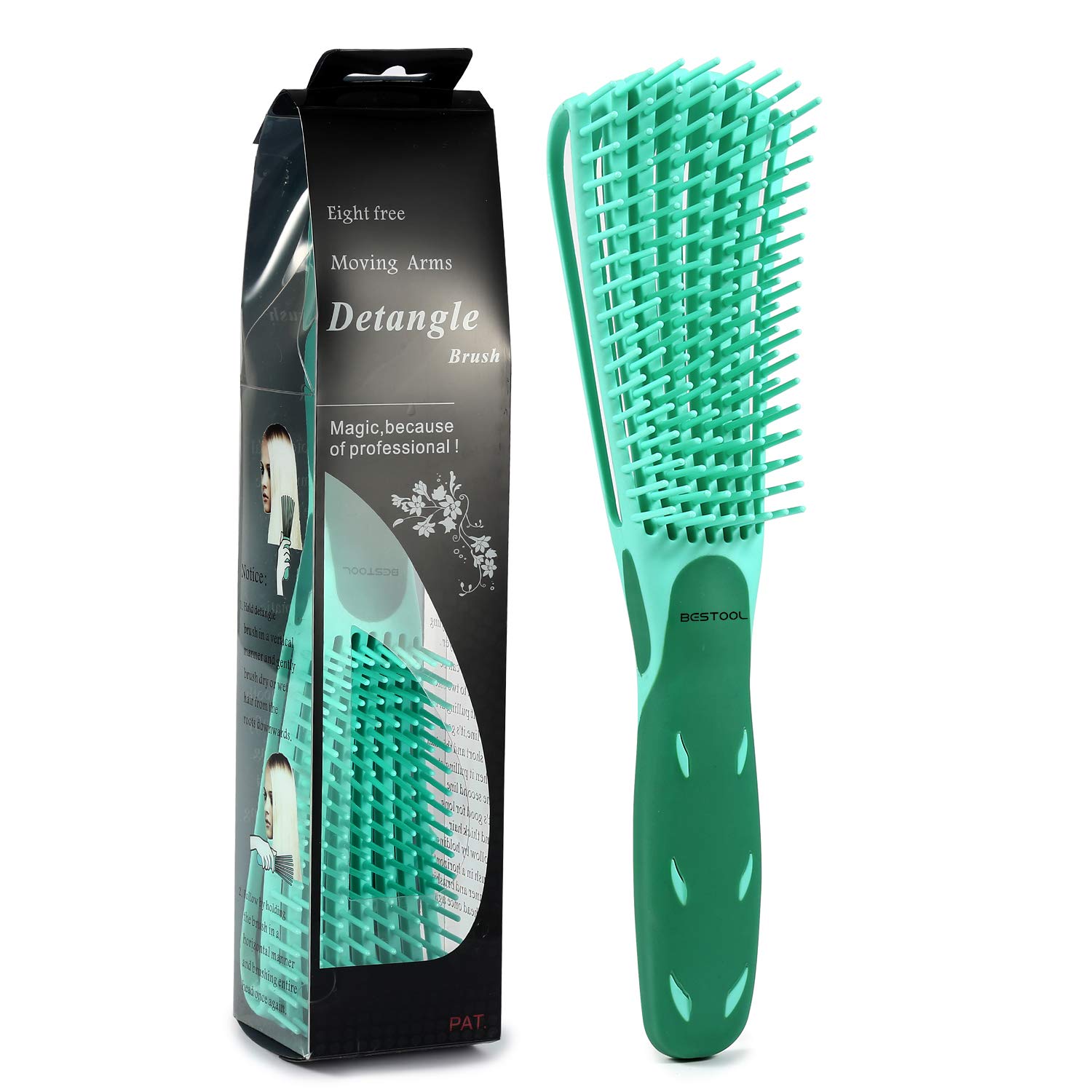 Detalle de BESTOOL Haarbürste für Locken, Entwirrung