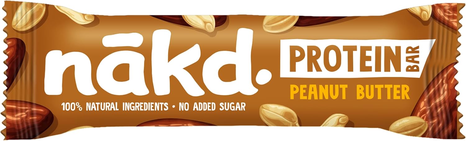 Thumbnail 3 de Nākd. Protein Burro di Arachidi – Barrette proteiche vegetali 7 g di proteine, 16×45 g