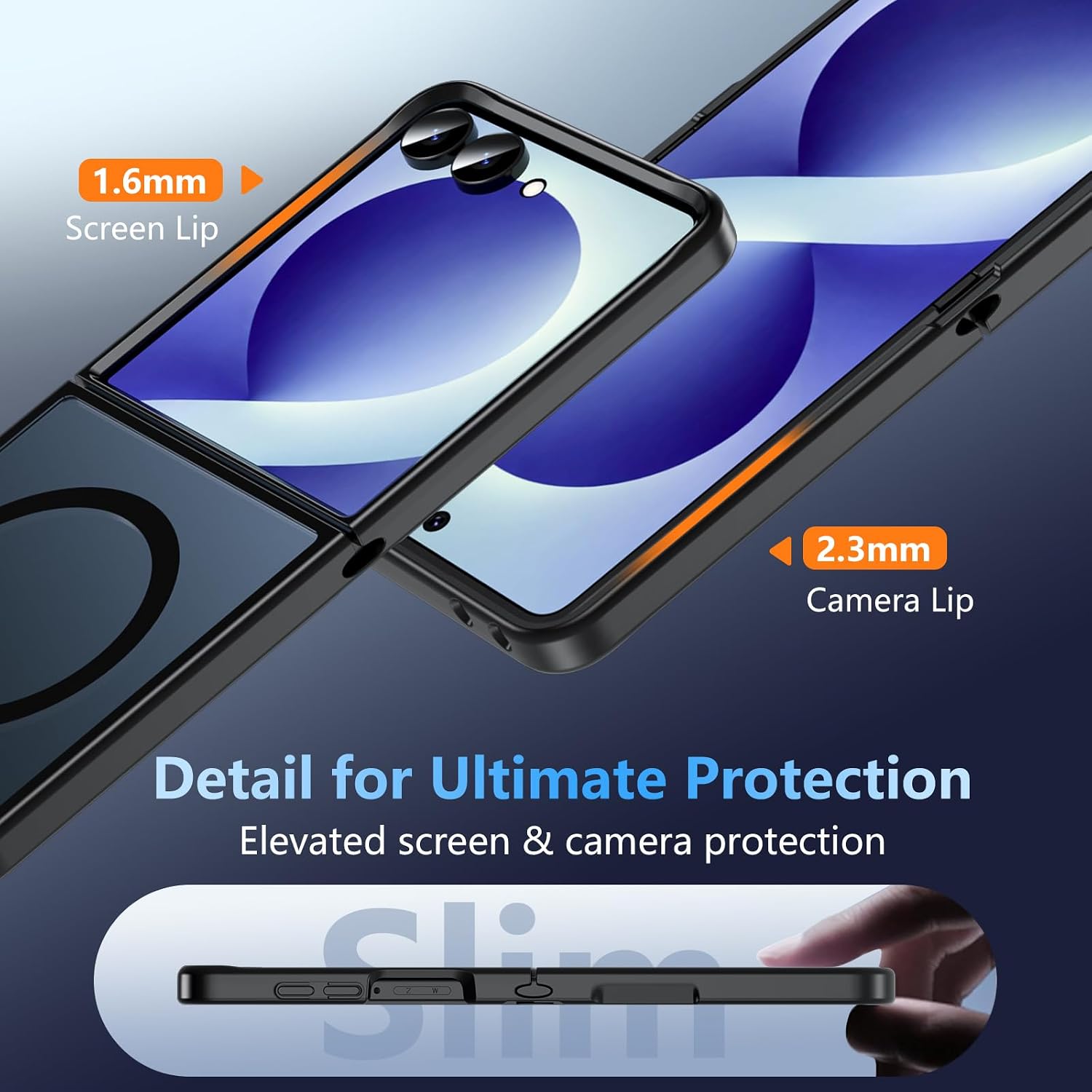 Thumbnail 6 de Hensinple Magnetic Case for Samsung Galaxy Z Flip 8