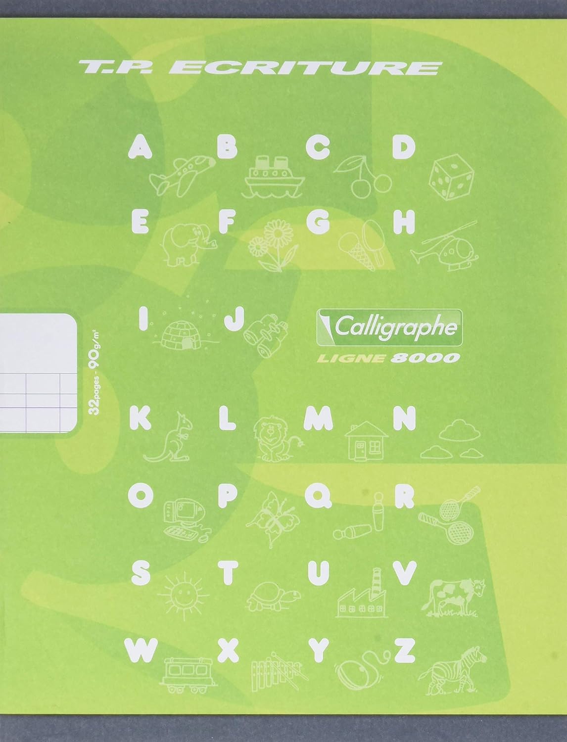 Detalle de Calligraphe 108504C – Lot de 20 Cahiers de Travaux Pratiques Roses Clairefontaine 17x22 cm