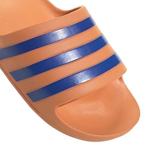 Detalle de adidas Unisex Adilette Aqua Slides Dusky Orange/Team Royal Blue/Dusky Orange 8 UK 42 EU
