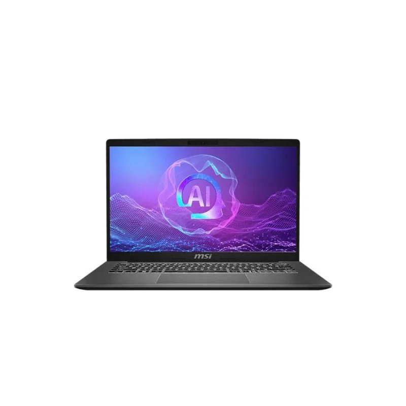 Detalle de MSI Modern A14 AI F2HMG-010XES: portátil profesional ligero con Ryzen 7 PRO y Radeon 780M