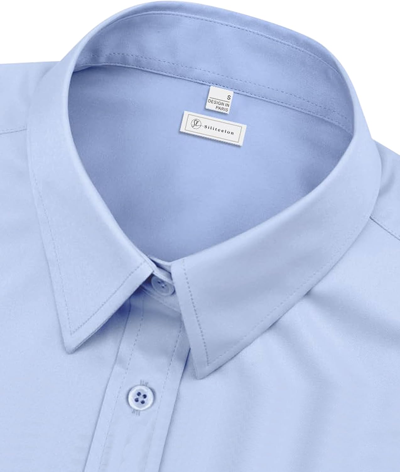 Detalle 2 de Damen Bluse Bügelfrei Regular Fit Stretch