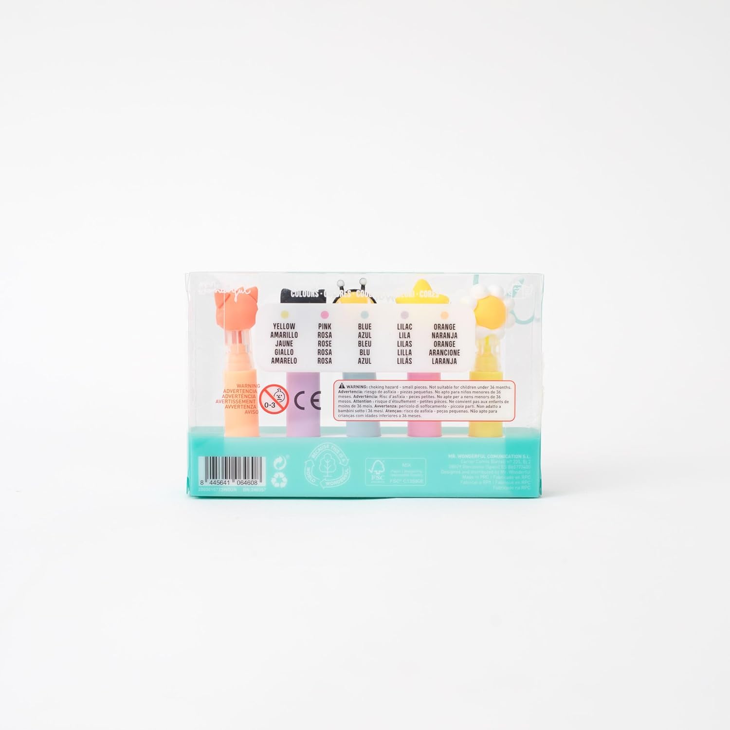 Detalle de Mr. Wonderful — Set de 5 surligneurs avec étui Live in color
