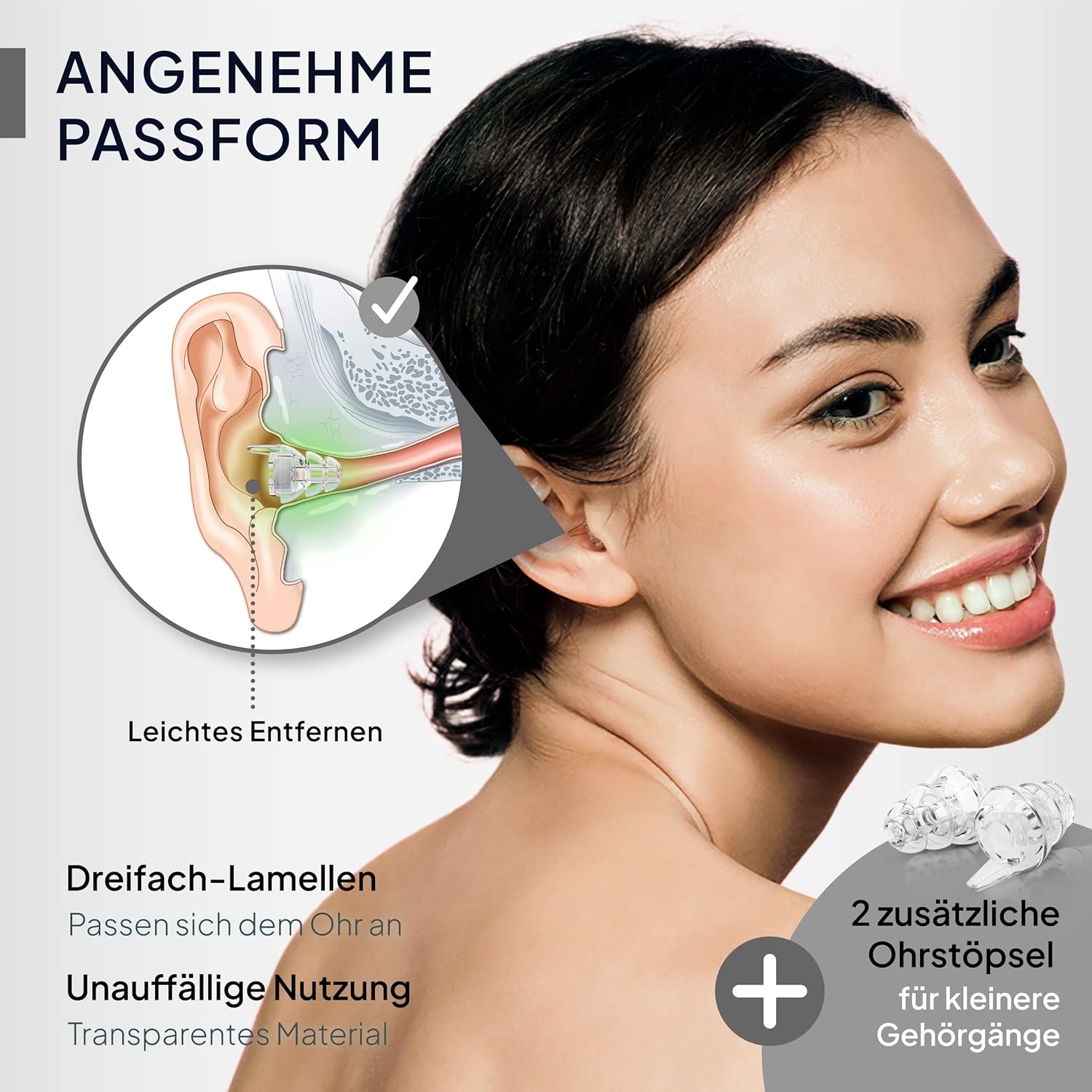 Detalle 2 de Senner MusicPro Gehörschutz Ohrstöpsel SNR 20 dB