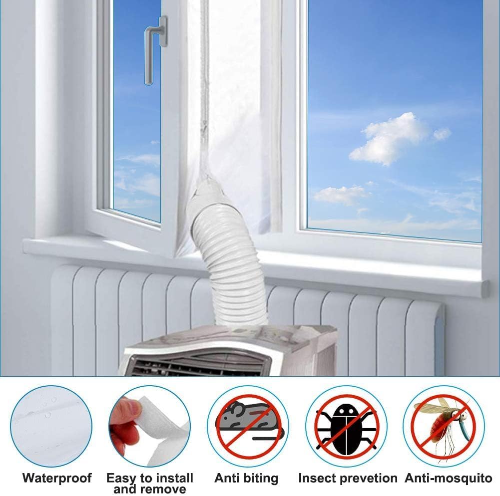 Thumbnail 1 de MOEGFY AC Window Seal – Portable Universal Window Kit for Mobile Air Con and Tumble Dryers (up to 300cm/118in)