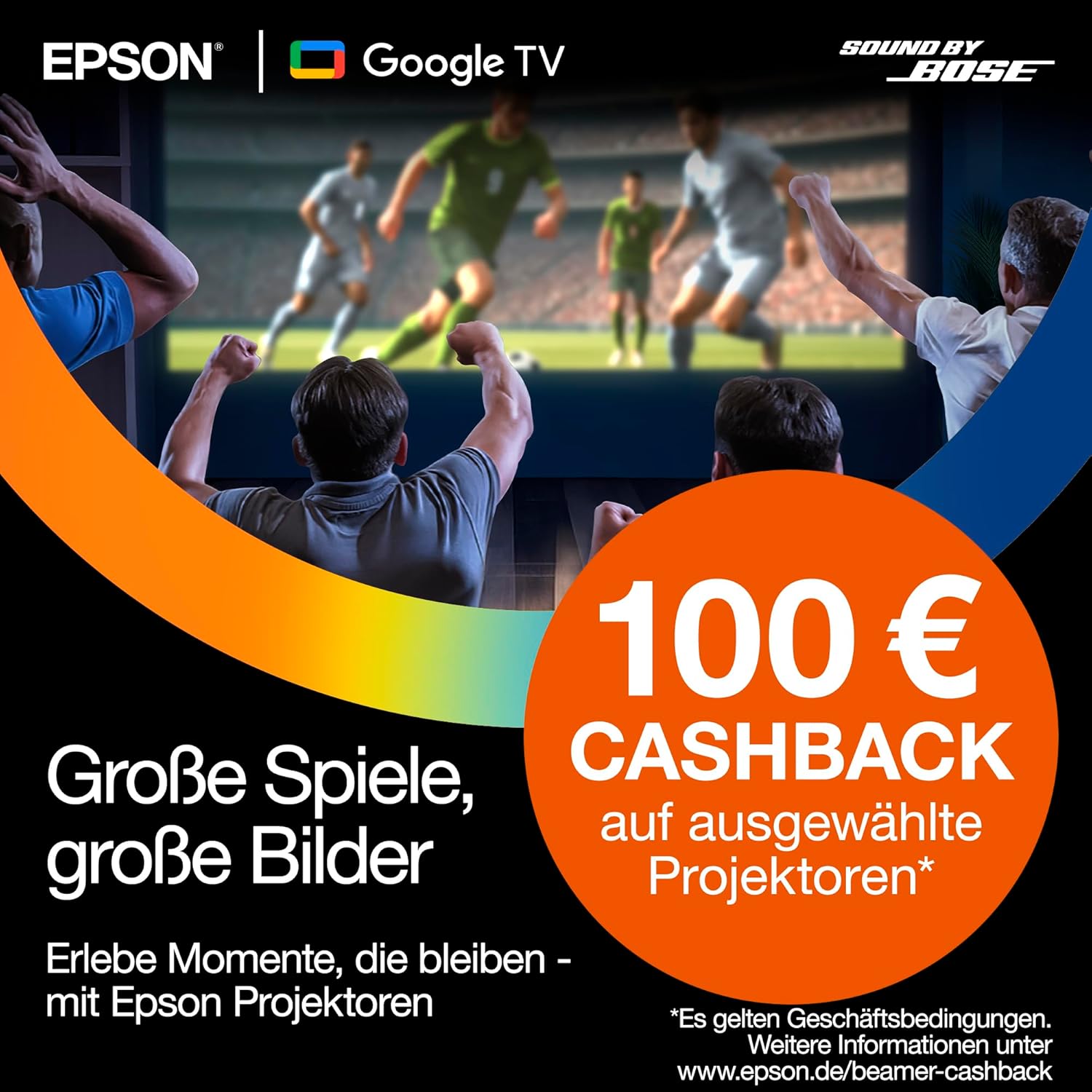 Thumbnail 1 de Epson Lifestudio Pop Plus EF-62B: Tragbarer 4K Pro UHD Smart-Projektor mit Bose Sound und Google TV