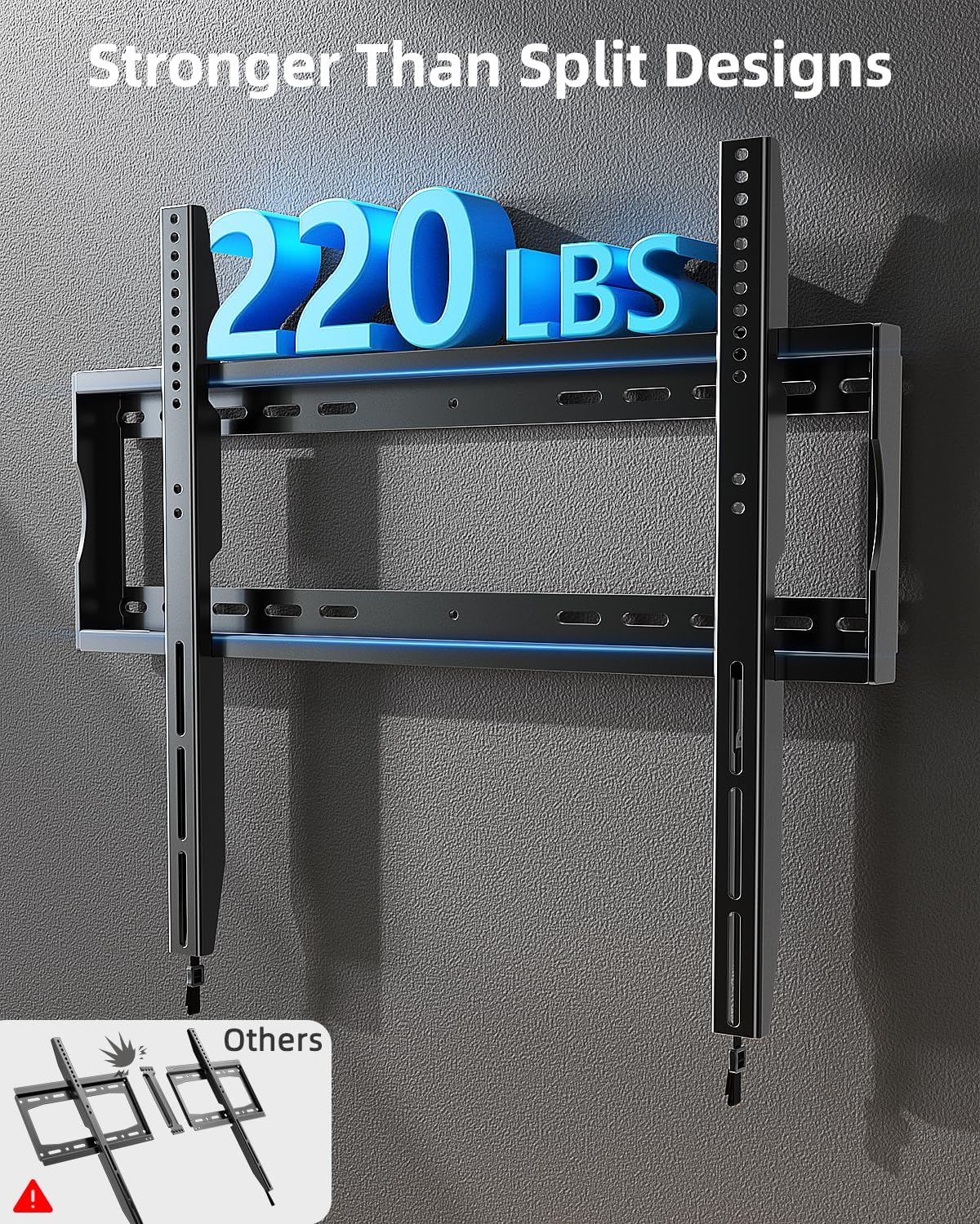 Thumbnail 3 de HOME VISION HV8602 Heavy Duty TV Wall Mount for 42–100" TVs