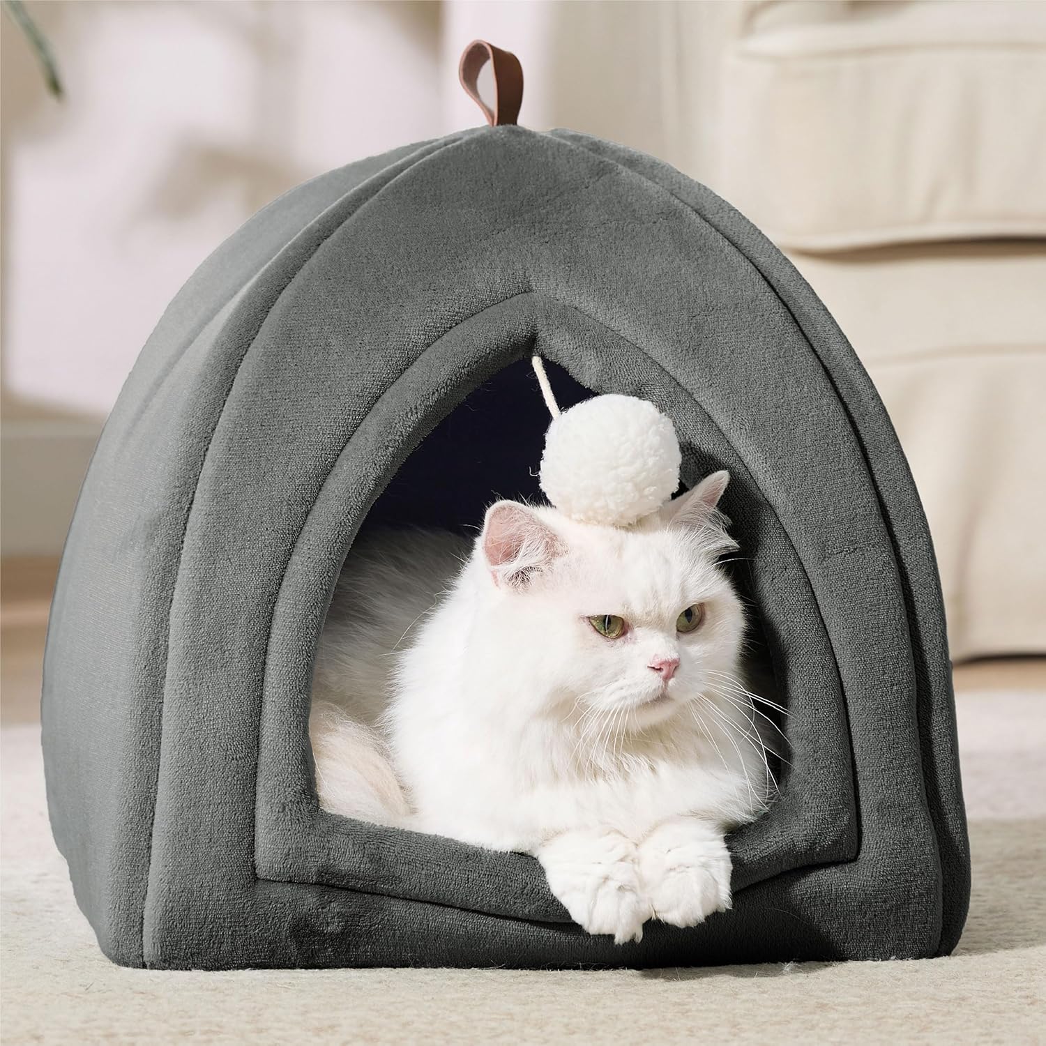 Thumbnail 5 de Bedsure Cat Cave Bed Indoor 40x40cm