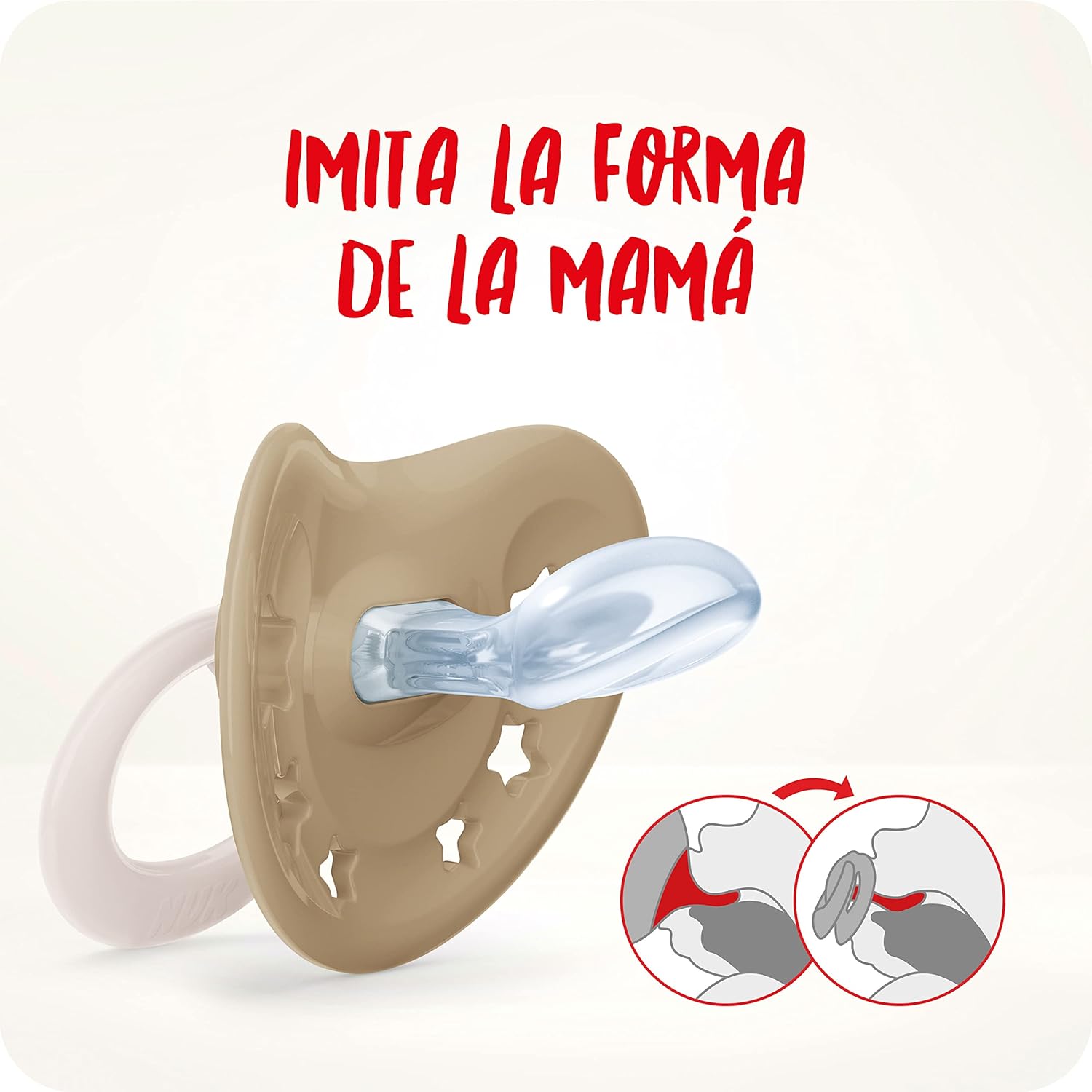 Detalle 2 de NUK Signature Day & Night chupete ❤️ | 18-36 meses | Brilla en la oscuridad