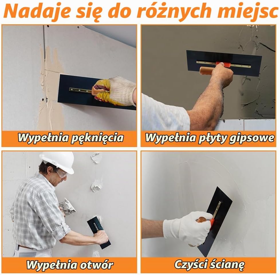 Detalle 2 de vsshe U10-ZXSLPGDF260123-FBA – paca wygładzająca 28 × 9,5 cm ze stali oksydowanej