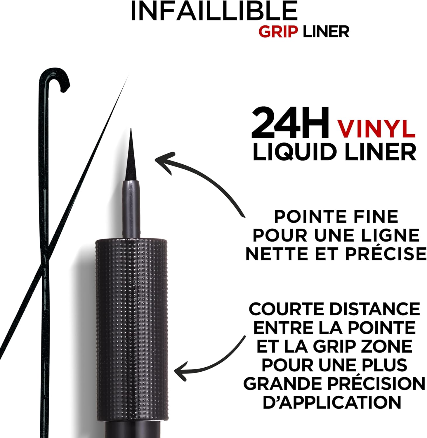 Thumbnail 1 de L'Oréal Paris Infallible Grip 24H Vinyl Liquid Liner, Black, Waterproof