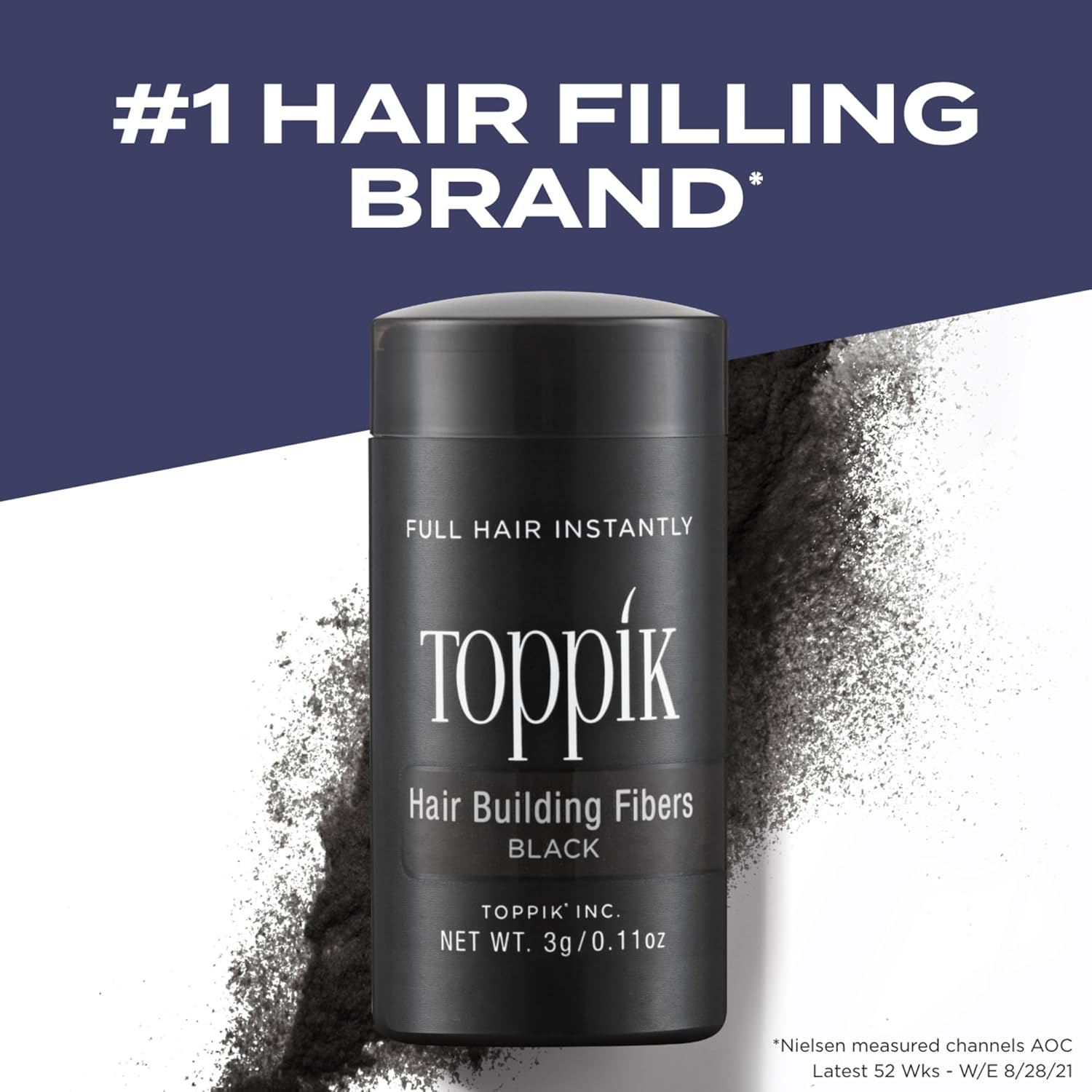Thumbnail 1 de Toppik Hair Building Fibres Powder Black 27.5g
