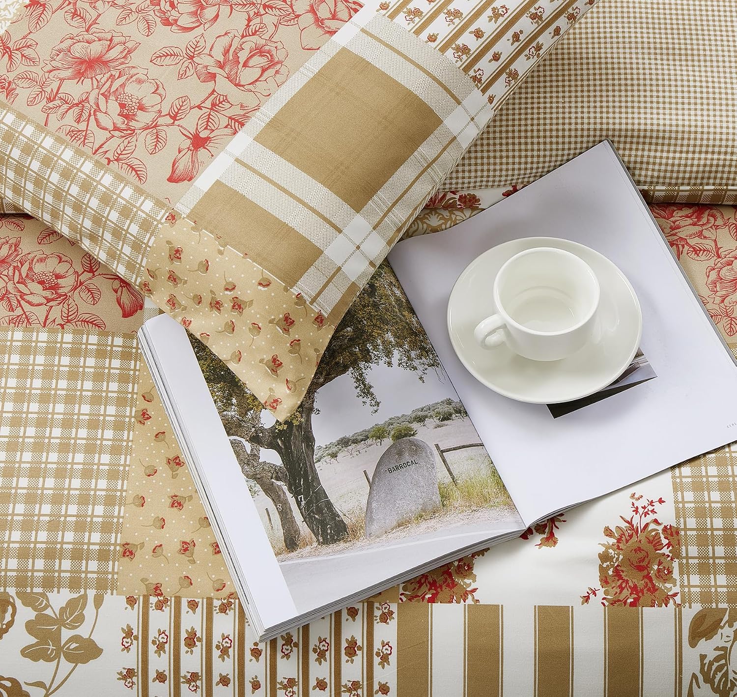 Thumbnail 5 de Prime Linens Duvet Cover Set, 4 Pcs, Beige, King