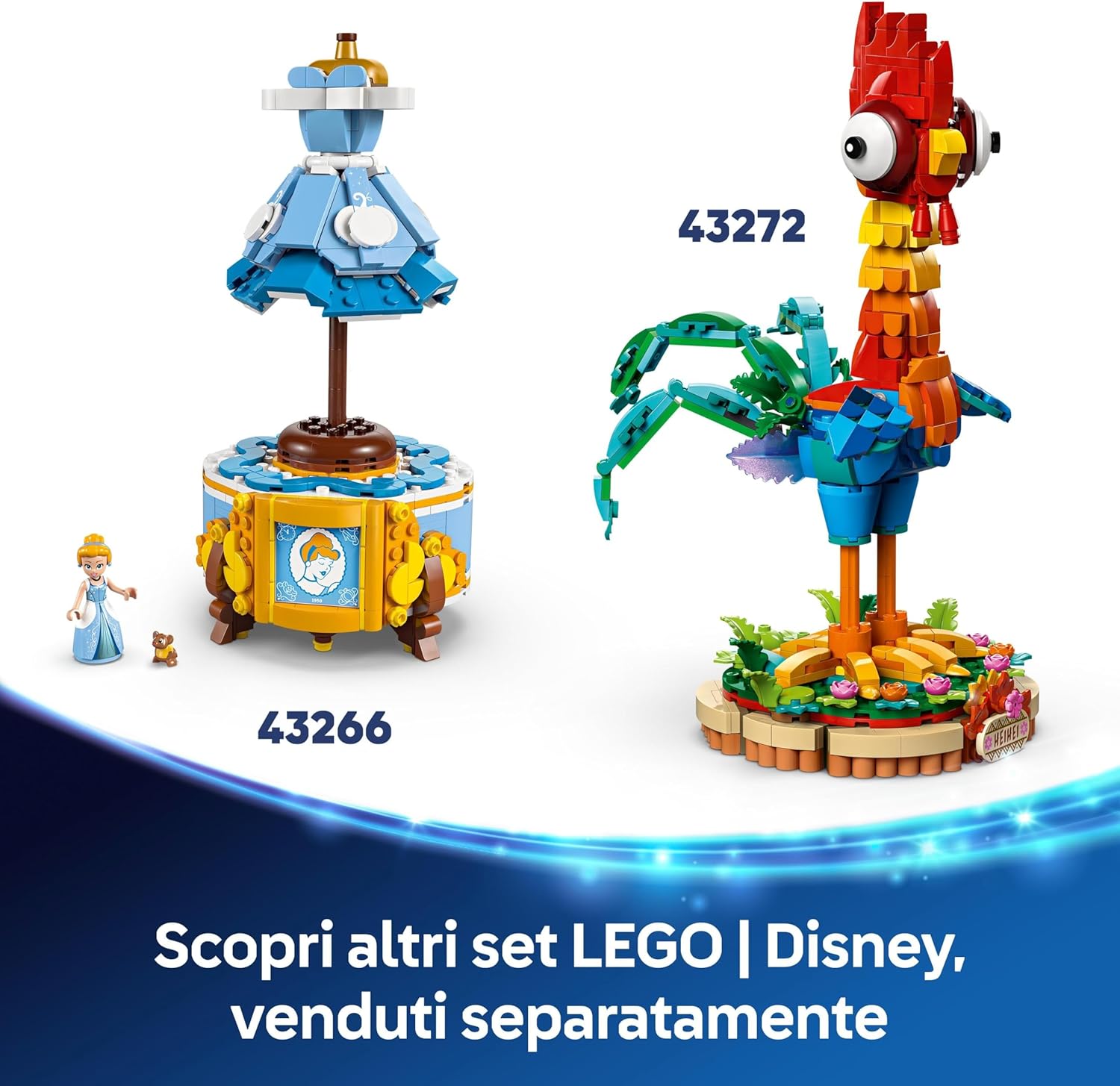 Thumbnail 6 de LEGO Disney 43262 Abiti di Malefica e Crudelia De Vil con espositori personalizzabili