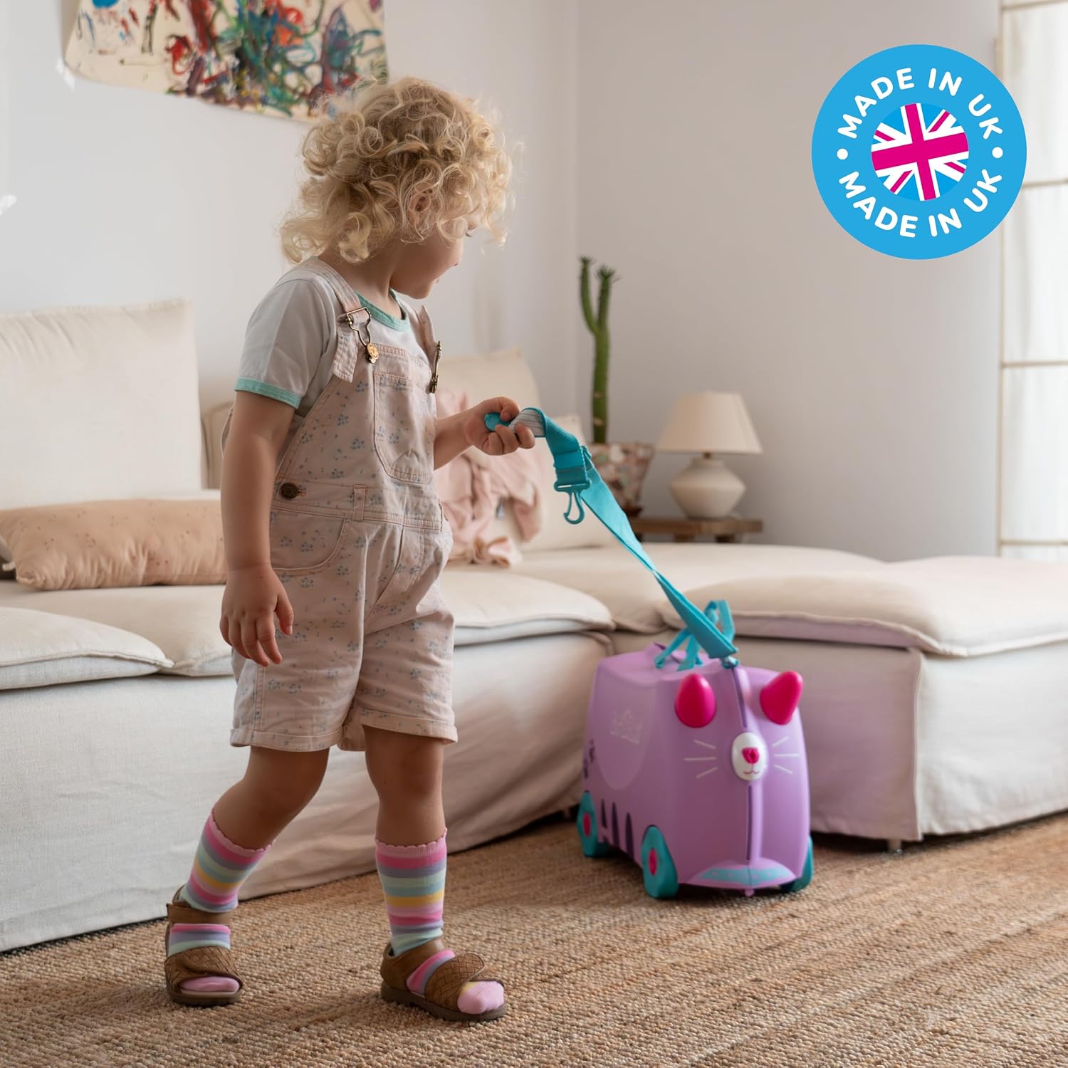 Thumbnail 6 de Trunki Cassie Cat Lilac Ride-On Suitcase: A Practical Travel Companion for Toddlers
