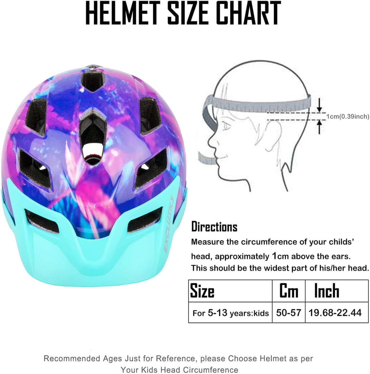 Thumbnail 1 de Exclusky Kids Helmet 180 g bike safety