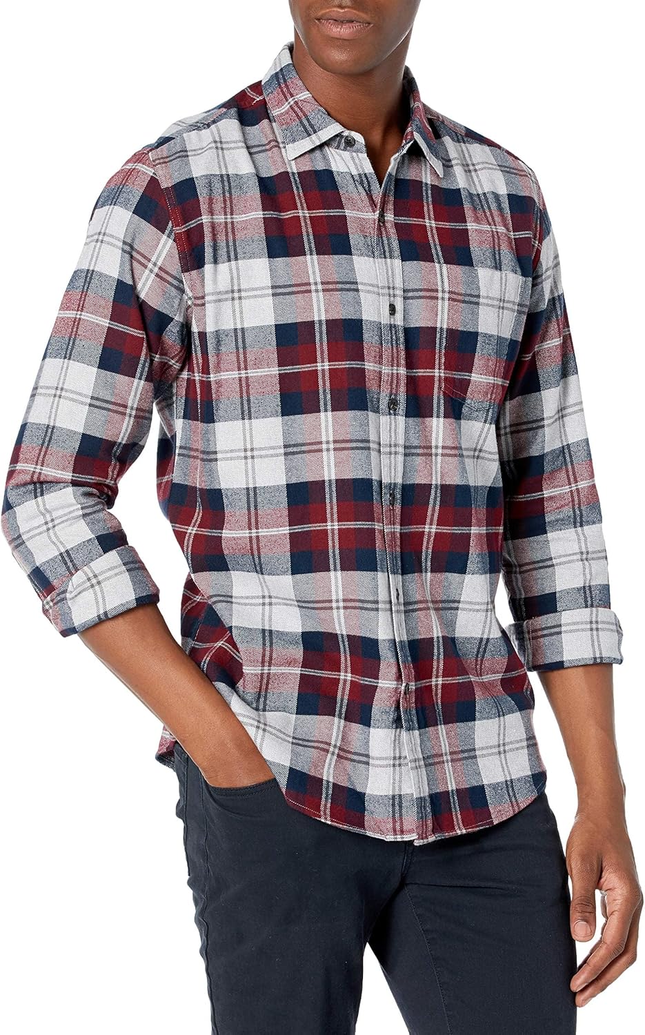 Thumbnail 4 de Amazon Essentials Camisa franela cuadros M