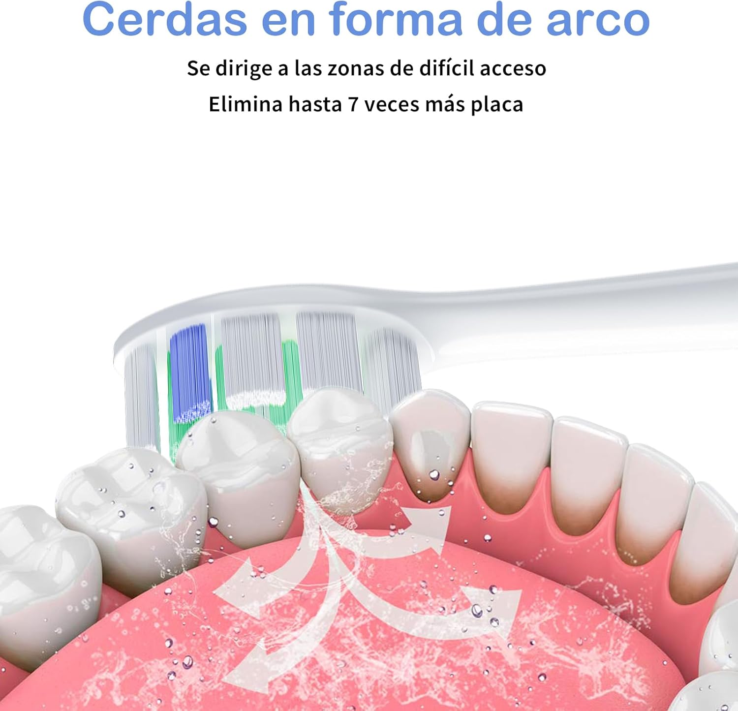 Thumbnail 3 de REDTRON Cabezales de Recambio Philips ProResults, Set de 8 🦷