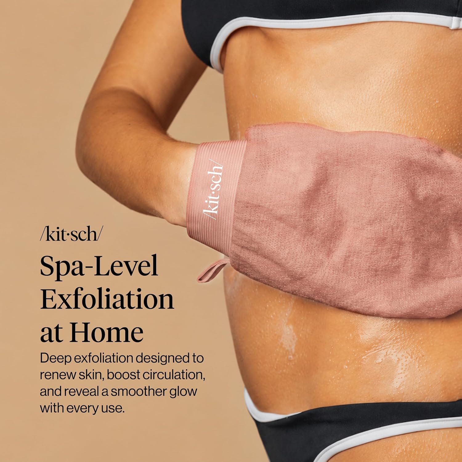 Detalle 2 de Kitsch Exfoliating Gloves 2pc Korean mitt