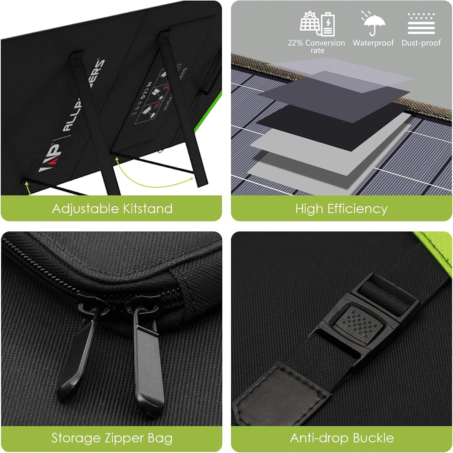 Thumbnail 4 de ALLPOWERS SP033 200W Portable Solar Panel