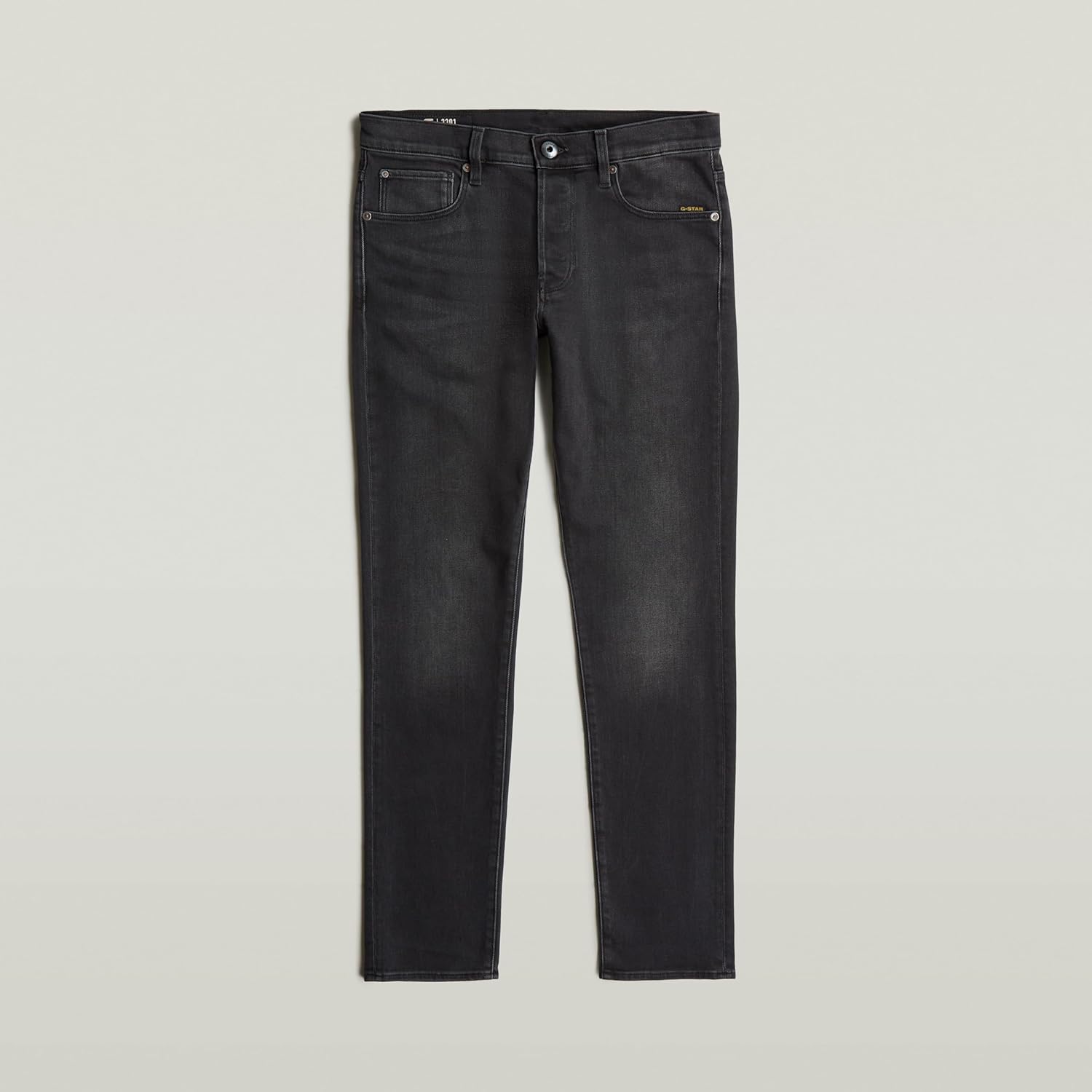Detalle de G-Star Herren 3301 Slim Jeans – schlank geschnittene Jeans mit schmalem Bein