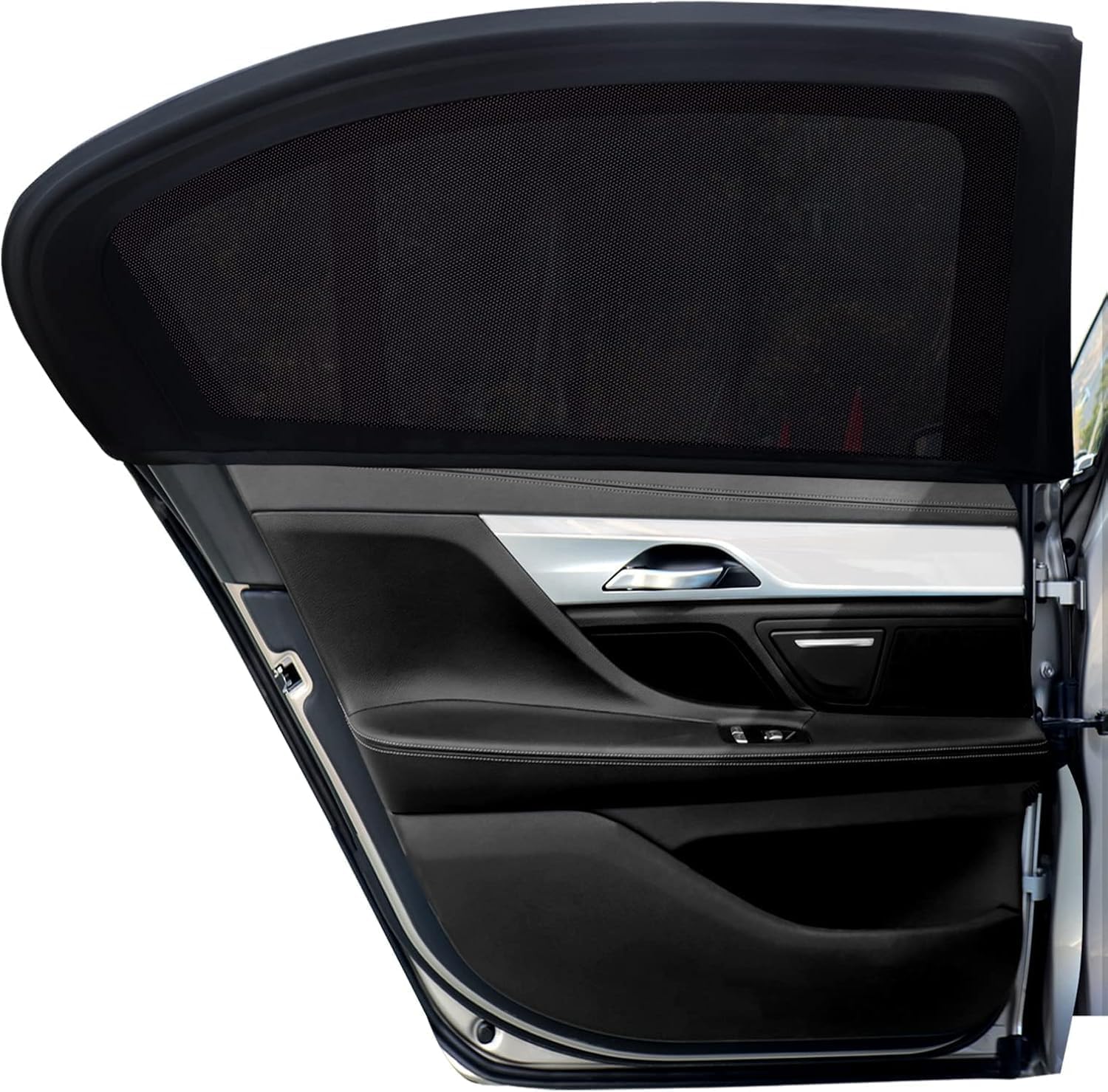 Rajvia Tendine Parasole Auto Bambini Tendine Posteriori UV e Anti-insetti XL, oscuranti misura universale