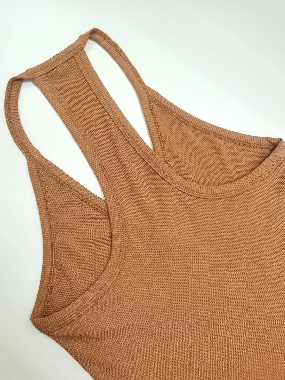 Thumbnail 3 de iGENJUN 3-Pack Workout Tops for Women — Racerback V-Neck Ribbed Tank, Slim Fit