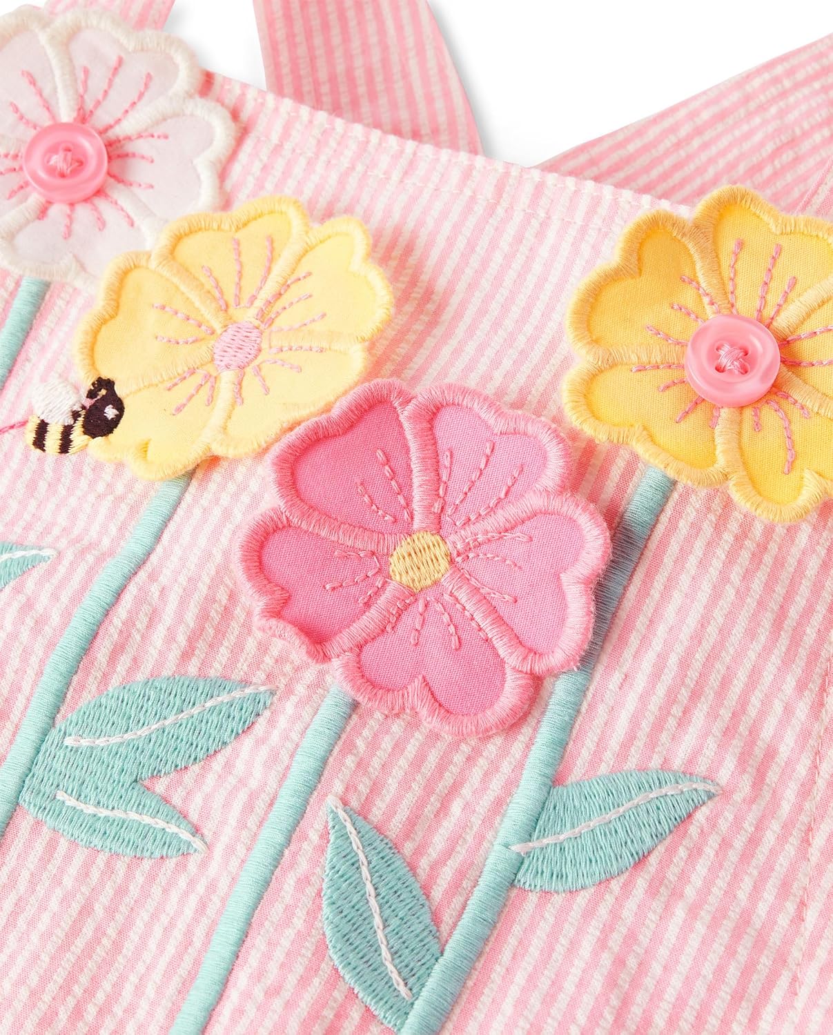 Detalle de Gymboree Embroidered Seersucker Skirtall for Girls and Toddlers