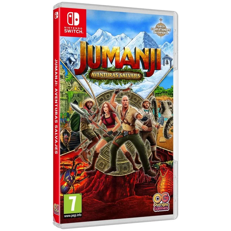 Jumanji: Aventuras Salvajes para Nintendo Switch (outright-games)