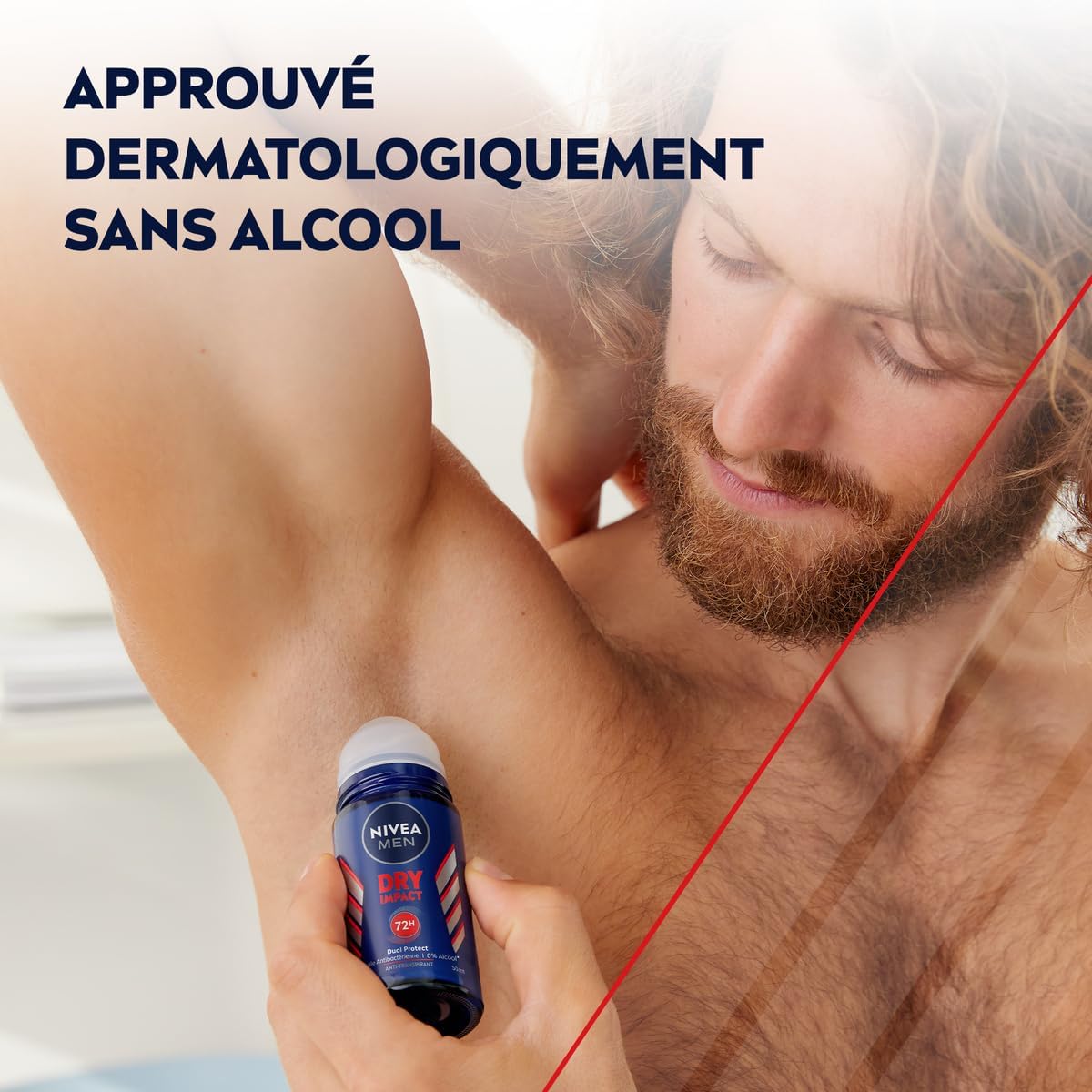 Thumbnail 4 de NIVEA MEN Déodorant anti-transpirant Dry Impact – Lot 6 x 50 ml, sans alcool