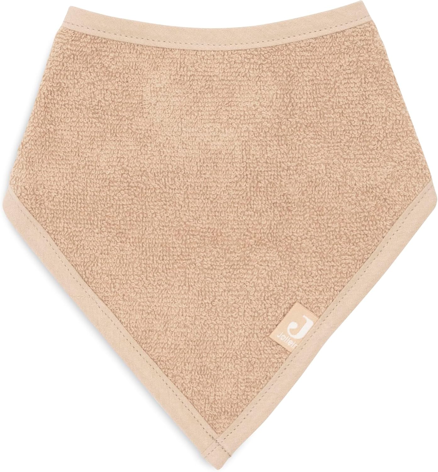 Detalle de Jollein Bandana Lätzchen Halstuch 2er Set – 100% Baumwolle, Druckknöpfe, 37 x 24,5 cm