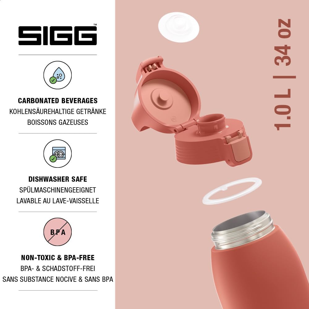 Thumbnail 2 de Sigg Shield Therm One Isolierte Trinkflasche – 0,5–1 L, auslaufsicher, spülmaschinenfest