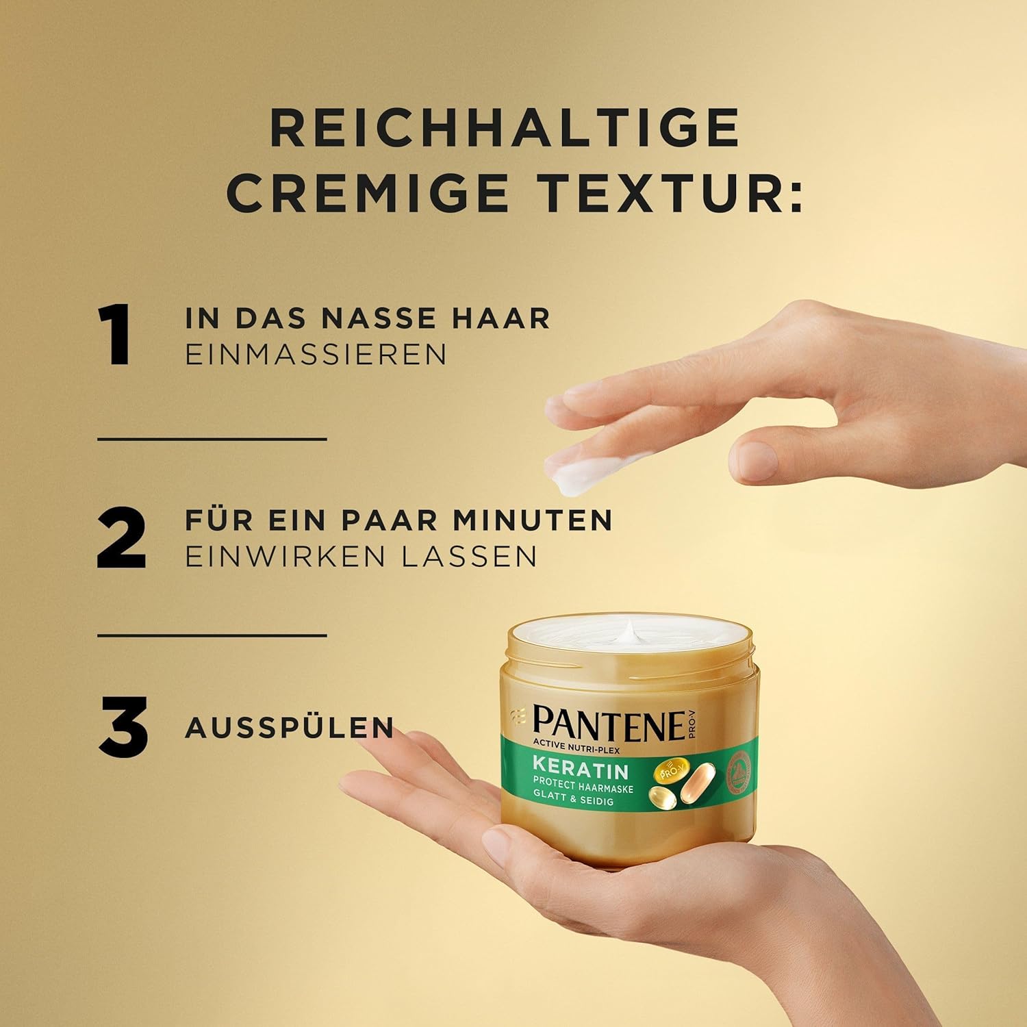 Thumbnail 5 de Pantene Pro-V Glatt & Seidig Keratin Protect Haarmaske 500 ml 💇♀