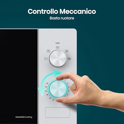 Thumbnail 5 de Hisense H20MOWP1: Forno Microonde con Controllo Meccanico, 20 L, 700 W (Bianco)