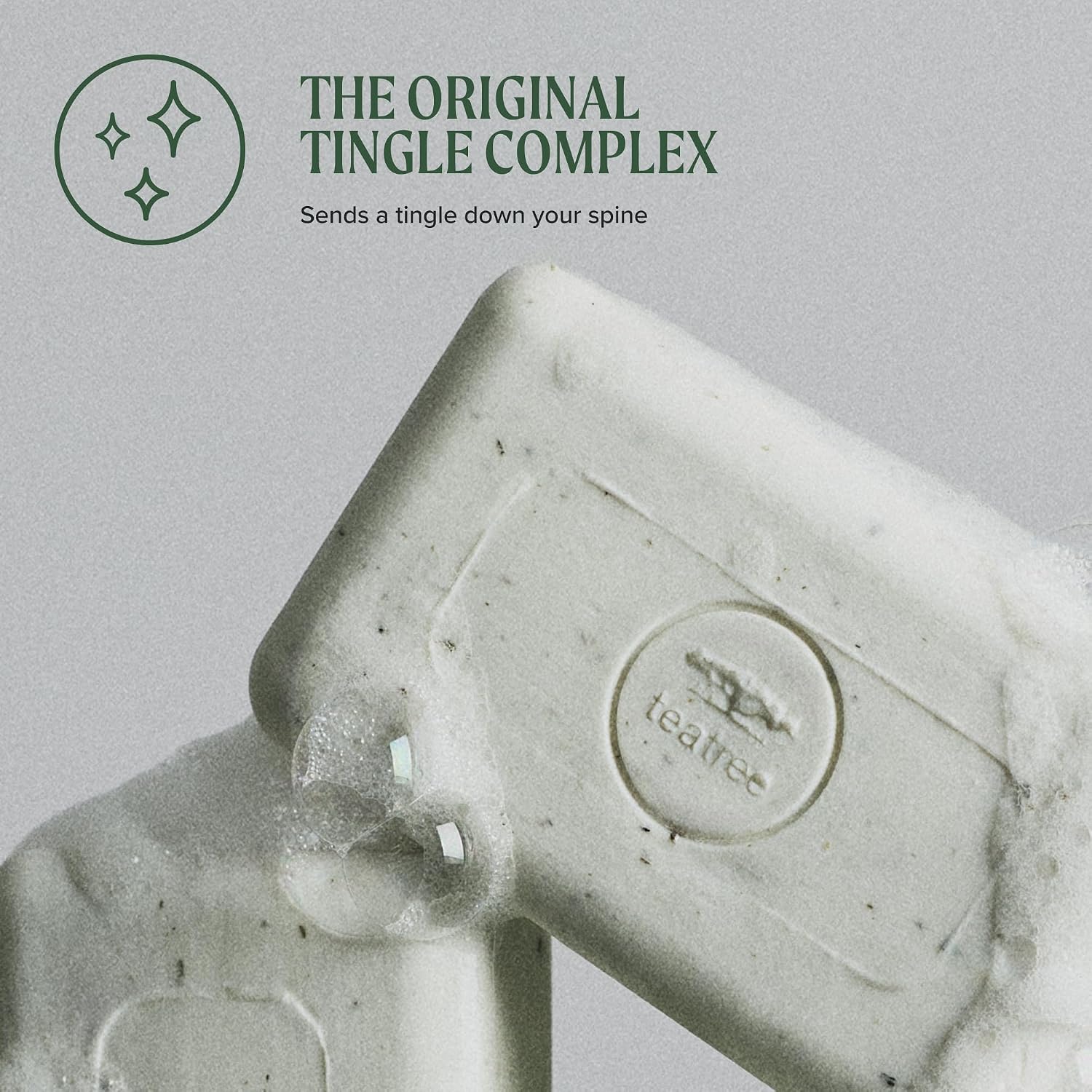 Detalle 2 de Tea Tree TTB-150 Body Bar Soap with Parsley Flake Exfoliation