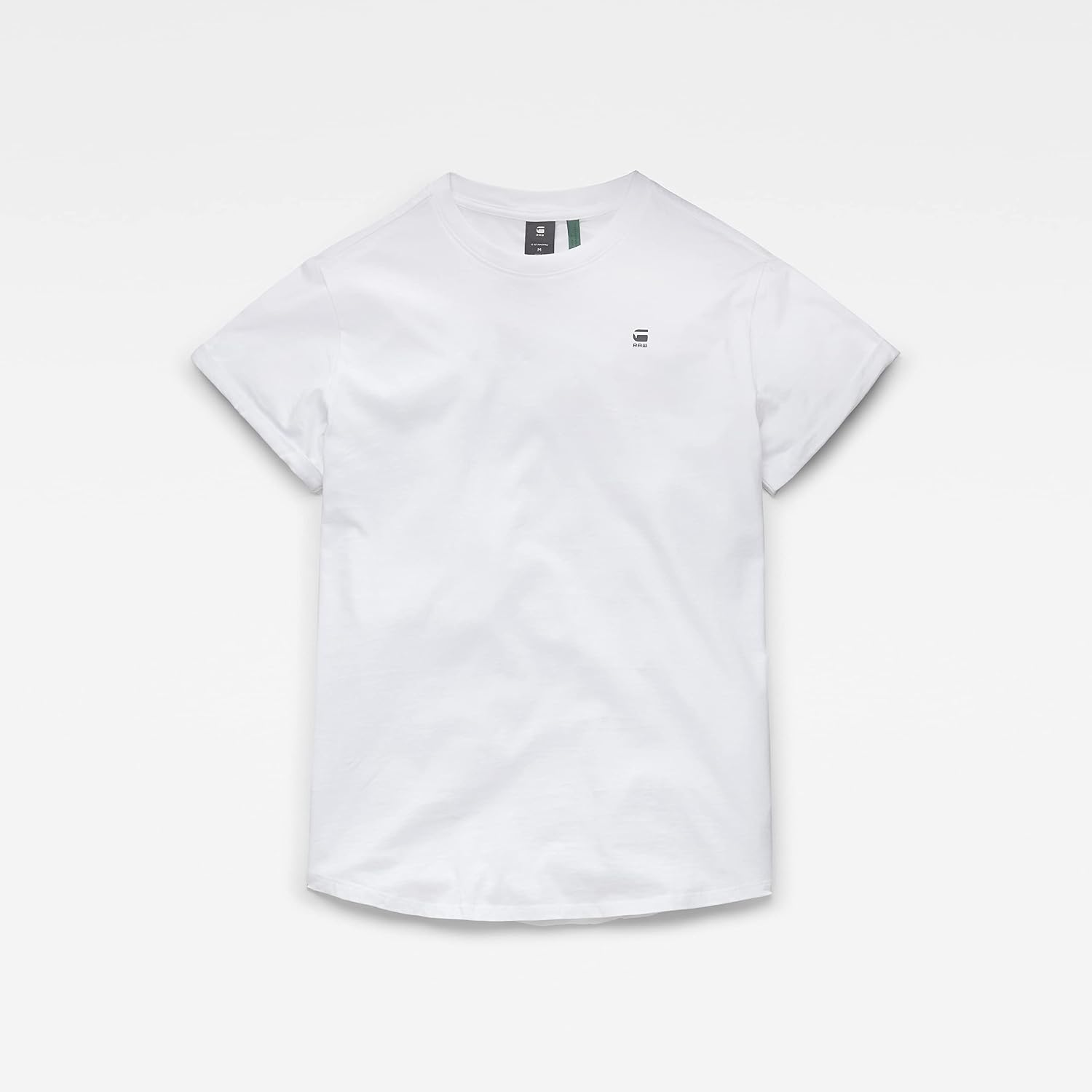 Detalle de G-STAR RAW T-Shirt – Rundhals, kurzer Arm, Umschlagsaum