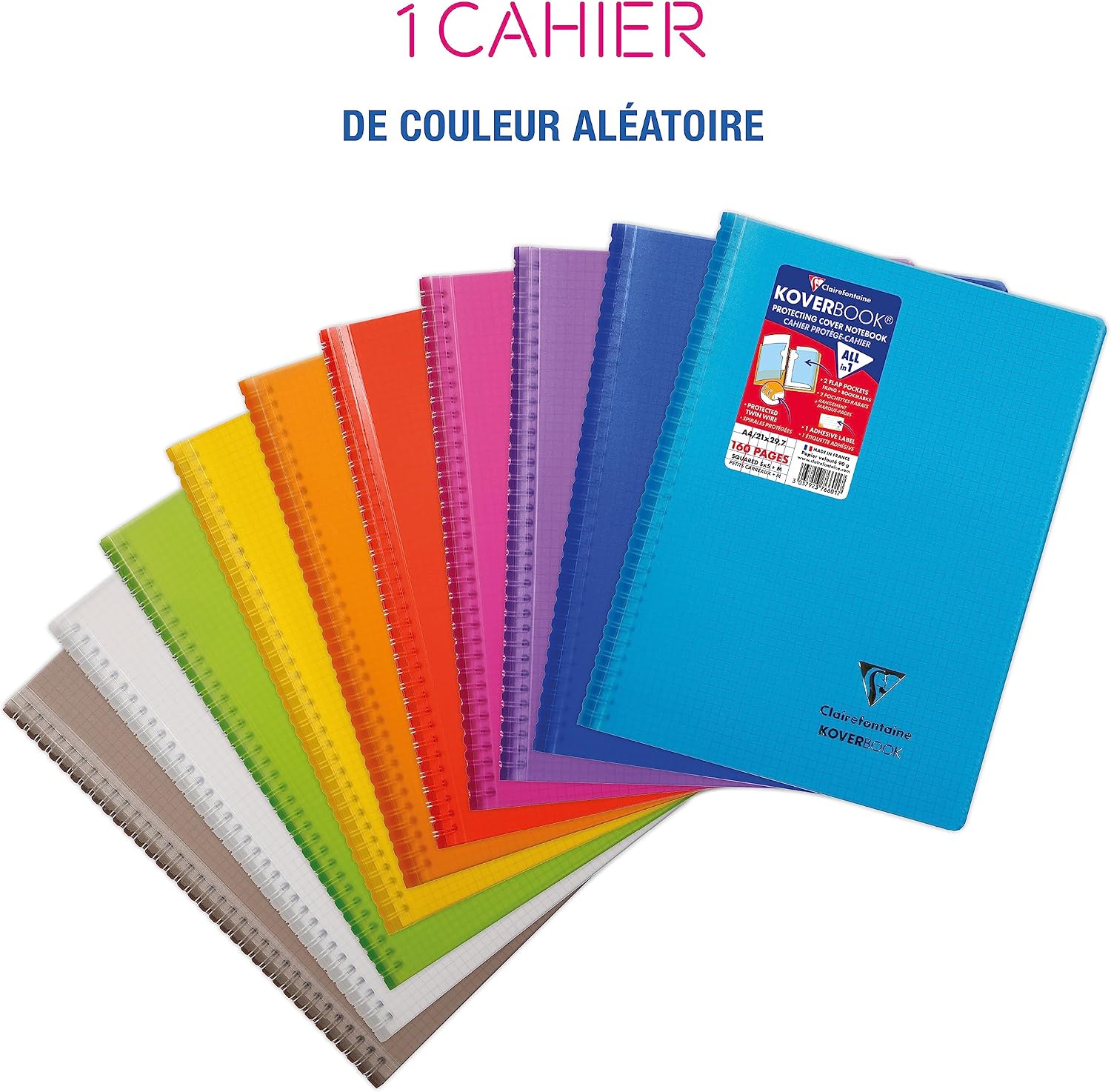 Detalle 2 de Clairefontaine Koverbook 376601 C libreta A4